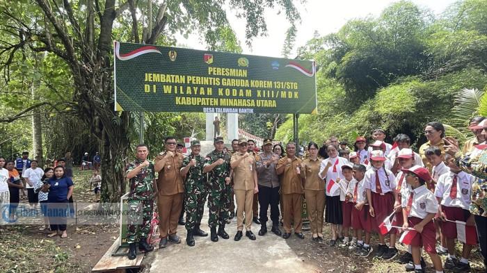 jembatan Perintis Garuda telah selesai perbaikan