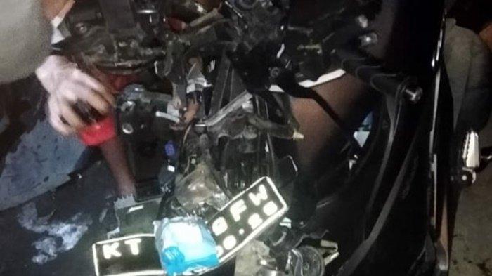 Kecelakaan Maut, Pengendara Motor Meninggal Dunia Setelah Menabrak Bak Sampah, Penumpang Kritis
