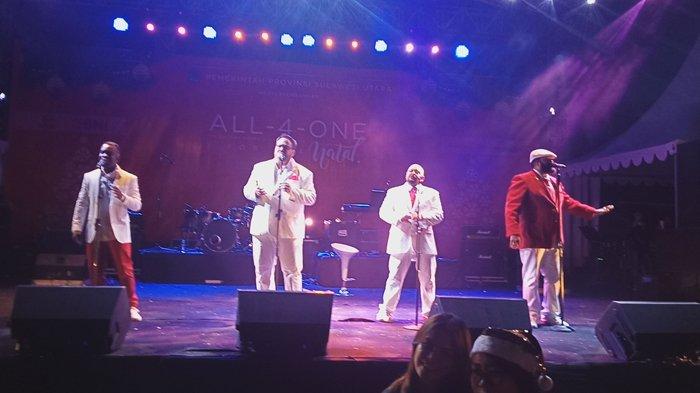 Spektakuler Konser Natal di Tondano, All-4-One: Sulut Luar Biasa