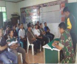 Koramil 1302-01/Tondano Gelar Kegiatan Pembinaan Peta Jarak Jaring Teritorial