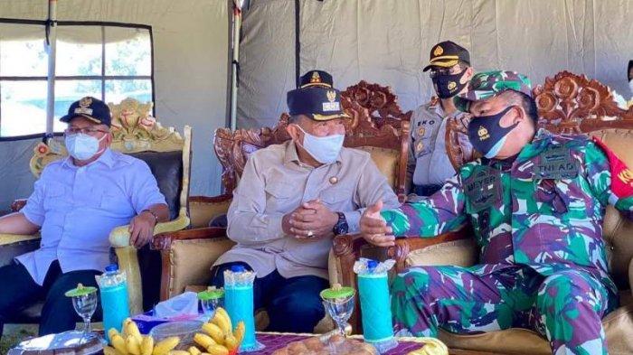 Pemkab Bolmut Gandeng TNI Gelar Latihan Penanggulangan Bencana di Lapangan Sangkub