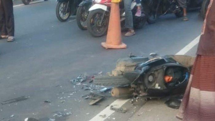 Kecelakaan Maut, Seorang Pelajar Tewas, Korban Tergelincir saat Hendak Nyalip lalu Terlindas Truk
