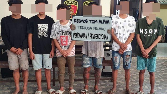 BREAKING NEWS, 6 Pelaku Penganiayaan dan Penikaman di Minahasa Diciduk Tim Alfa ROTR Polresta Manado