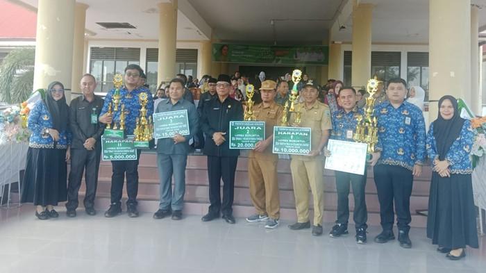 BOLMONG - Pemerintah Kabupaten Bolaang Mongondow (Bolmong), Sulawesi Utara (Sulut) mengumumkan pemenang lomba Monuntul, Selasa (21/04/2026).