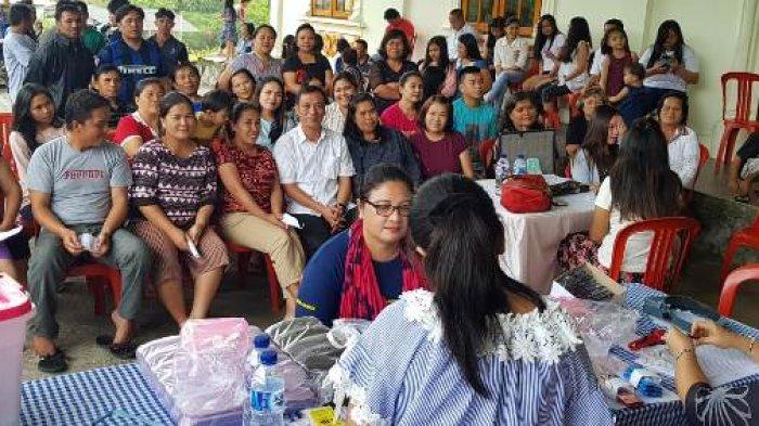 Pemuda Katolik Gelar Pemeriksaan Mata dan Pembagian Kaca Mata Gratis di Guaan