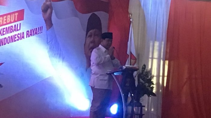 Jawaban Prabowo Subianto Saat Didoakan Maju Sebagai Presiden oleh Tokoh Lima Agama