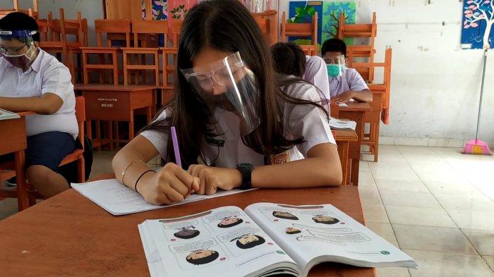 SMP Negeri 4 Kotamobagu Sudah Sekolah Tatap Muka, Tapi Wajib Protokol Kesehatan