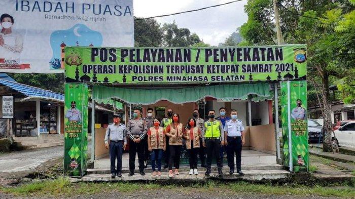 Ini 6 Titik Penyekatan Mudik di Kabupaten Minahasa Selatan, Sudah Beroperasi Sejak Pukul 7 Pagi