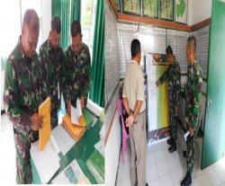 Tim Evaluasi Program Kerja Kodim 1302 Bidang Teritorial Sambangi Koramil Jajaran Kodim 1302