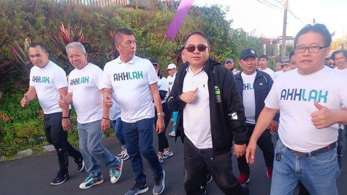 Sambut Antusias, Sejumlah Tokoh Masyarakat Tomohon Ambil Bagian dalam Jalan Sehat Bersama BUMN