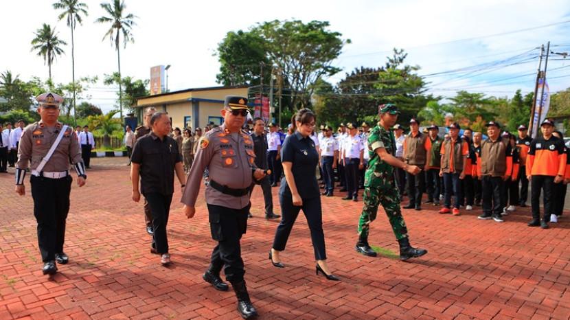 Wakil Wali Kota Tomohon Sendy Rumajar Hadiri Apel Gelar Pasukan Pengamanan TIFF 2025