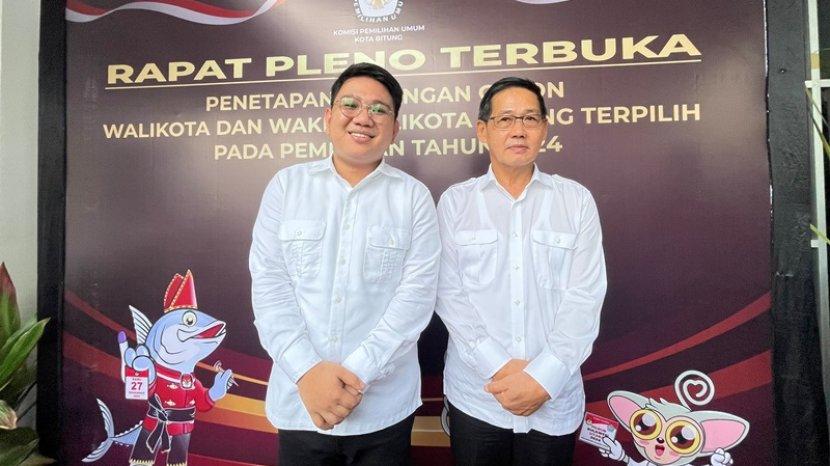 Sah Jadi Wali Kota dan Wawali Bitung 2025-2030, Ini Visi dan Misi Hengky Honandar-Randito Maringka - Tribunmanado.co.id