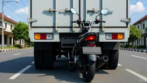 Gambar-AI-GROK-X-ilustrasi-motor-tabrak-truk-parkir.jpg