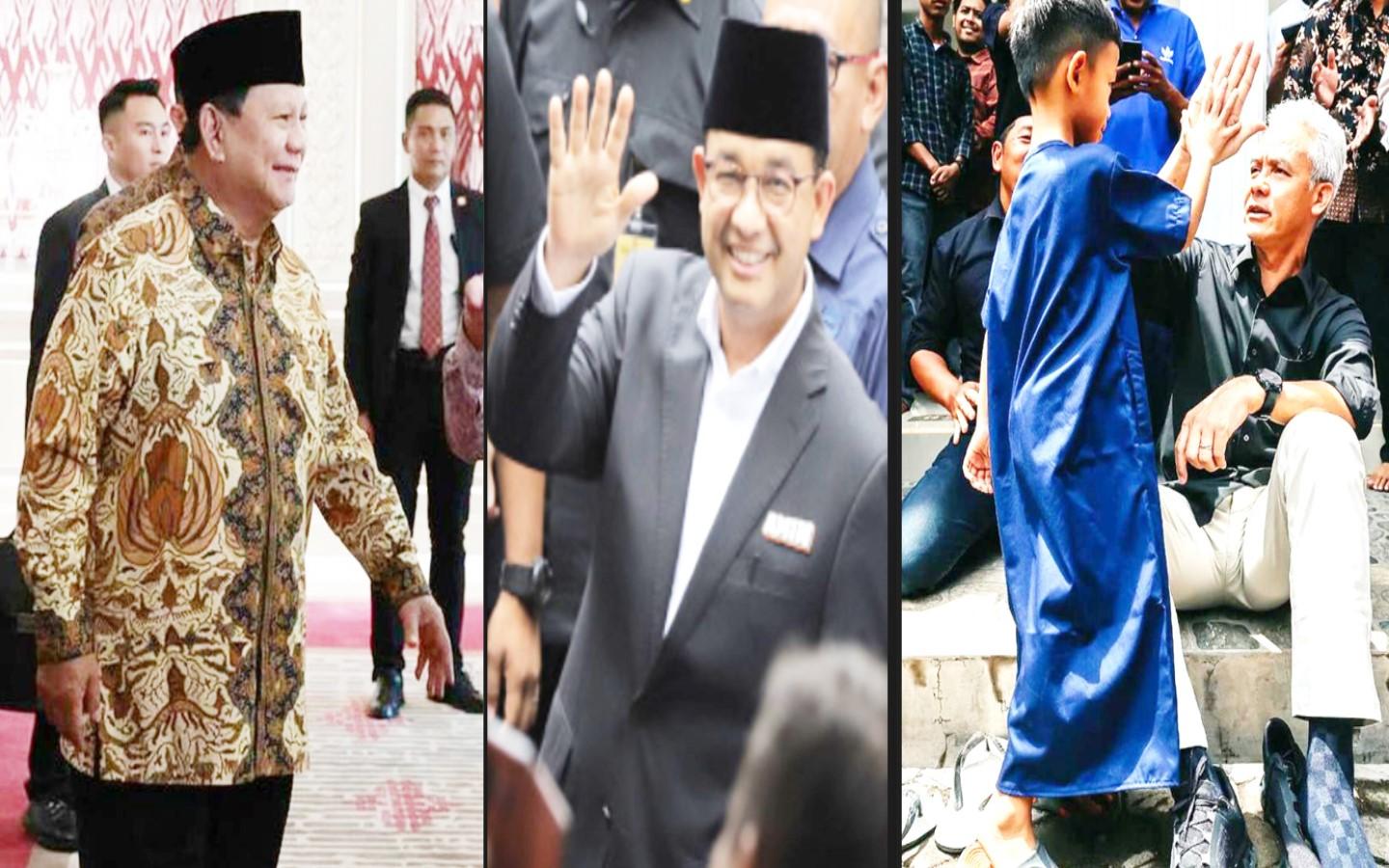 74 Hari Menuju Pilpres 2024 : Potensi Suara Anies-Prabowo-Ganjar di Sulawesi