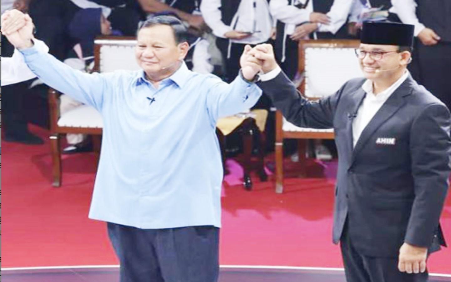 Simulasi Head to Head: Prabowo - Gibran vs Anies - Muhaimin Selisih 32 Persen