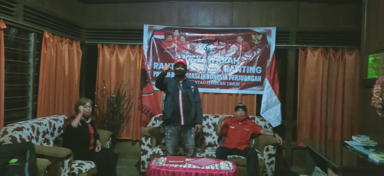 11 Ranting PDIP Lembean Timur Selesai Konsolidasi, Target Utama Menangkan ODSK
