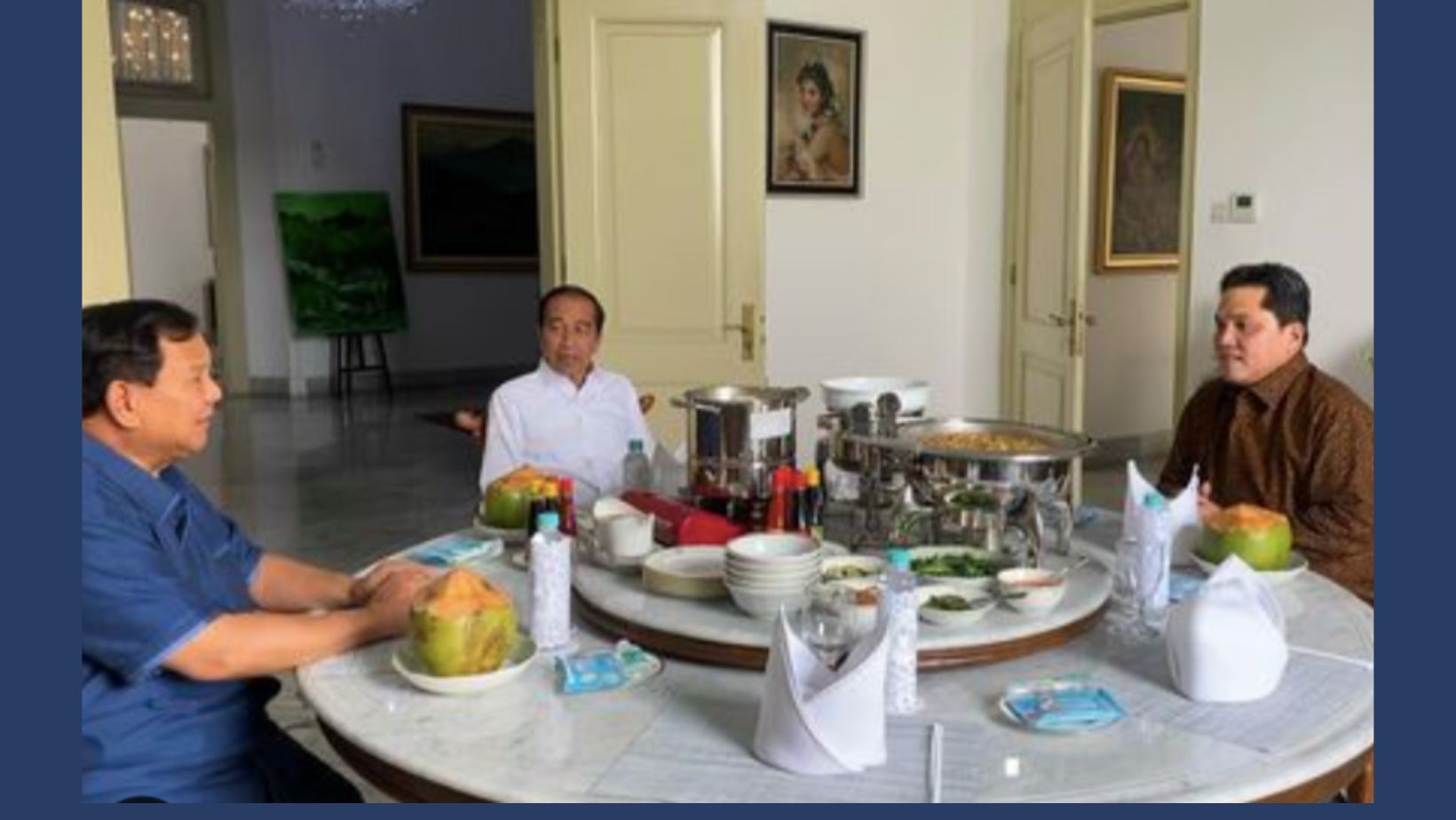 PKB Tidak Mencurigai Pertemuan Jokowi, Prabowo dan Erick Thohir, Ini Alasannya