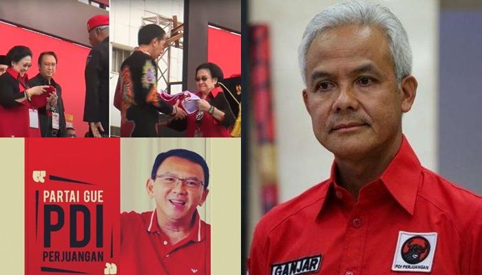 3 Fakta HUT PDIP ke-50: Ahok Berbaur, Kejutan Megawati, Ganjar Pranowo Mengaku Belum Tahu