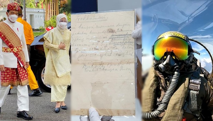 6 Momen Upacara HUT KE-76 RI: Kembalinya Naskah Teks Proklamasi Asli dan Pengibaran Bendera Raksasa