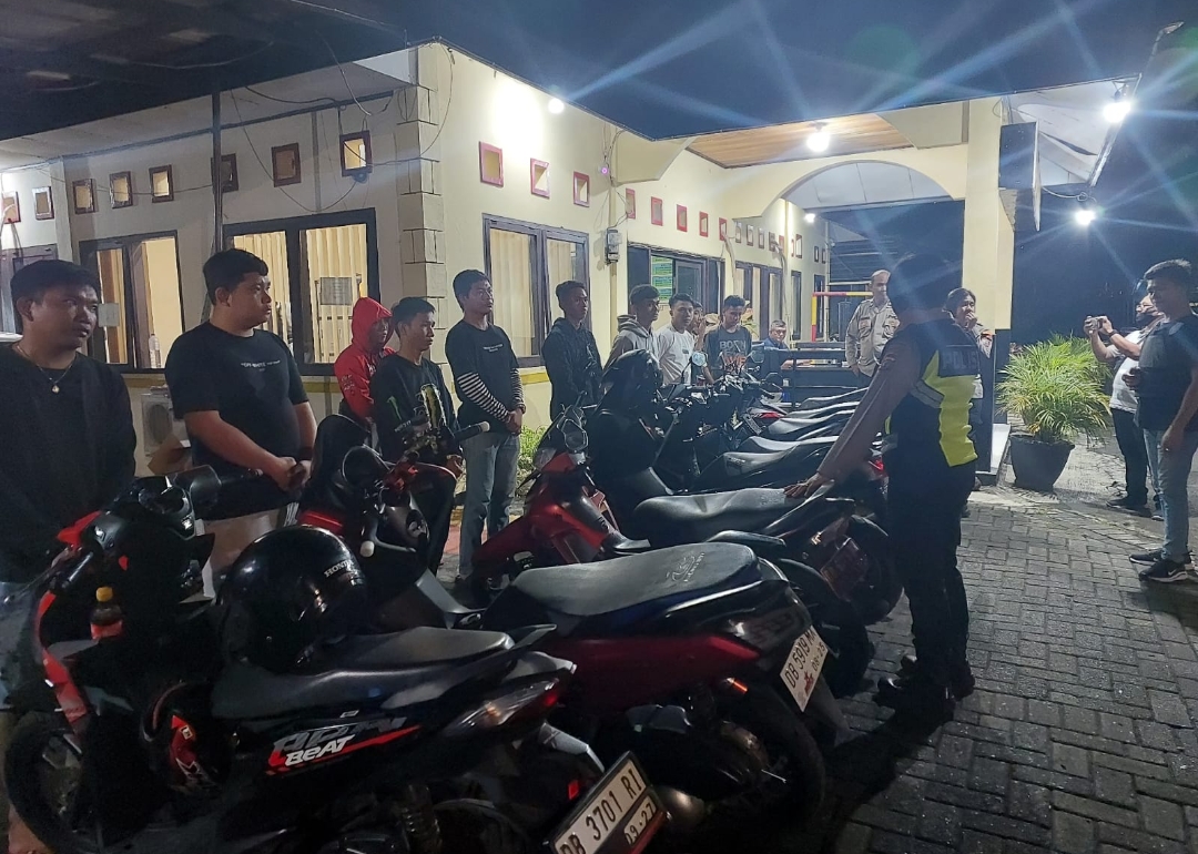 8 Pebalap Liar Ditangkap Polisi dan TNI di Jalan Interchange Sulawesi Utara, Bikin Resah