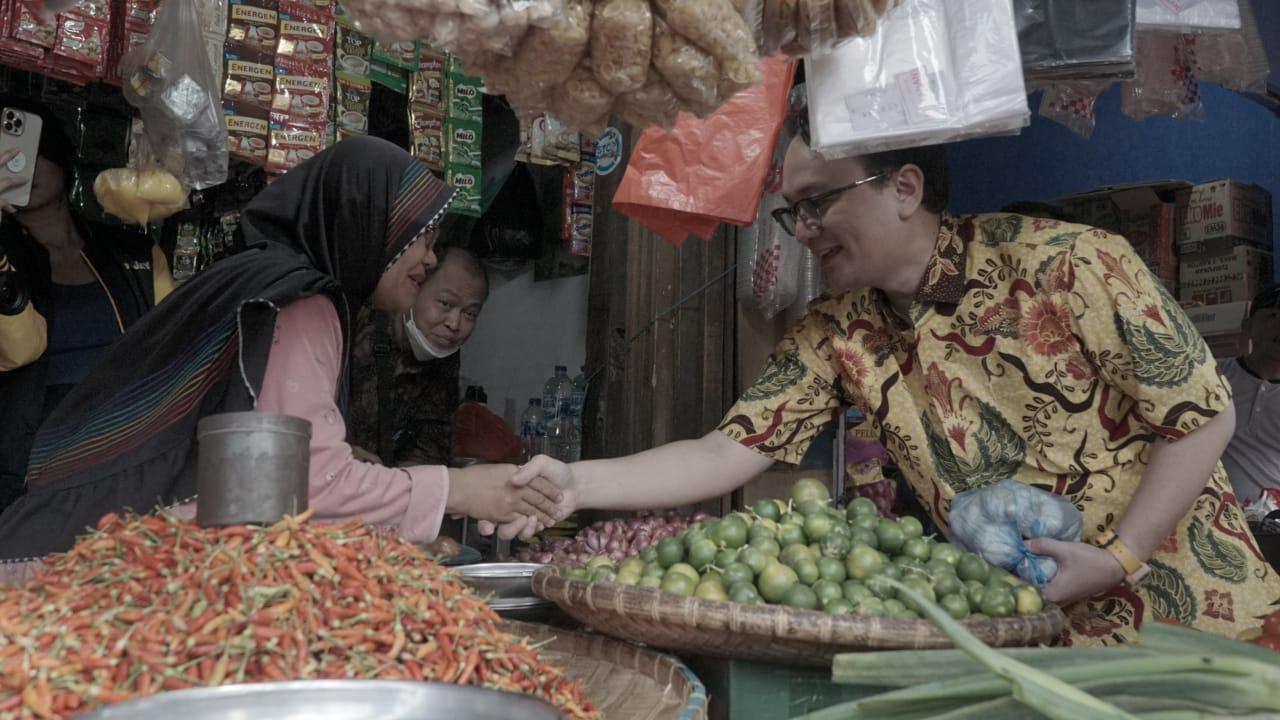 Jerry Sambuaga Wamen Perdagangan RI Mendadak ke Pasar Winenet Bitung Sulawesi Utara, Lakukan Hal Ini