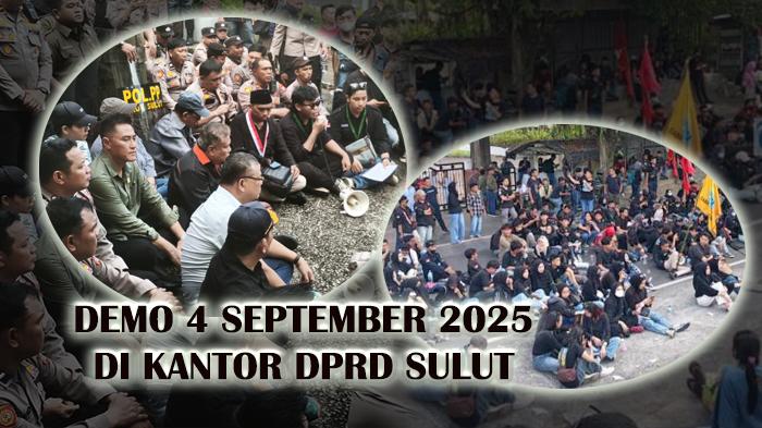 Hasil Demo di Kantor DPRD Sulut Kamis 4 September 2025, Tuntutan Akan Disampaikan ke Pusat
