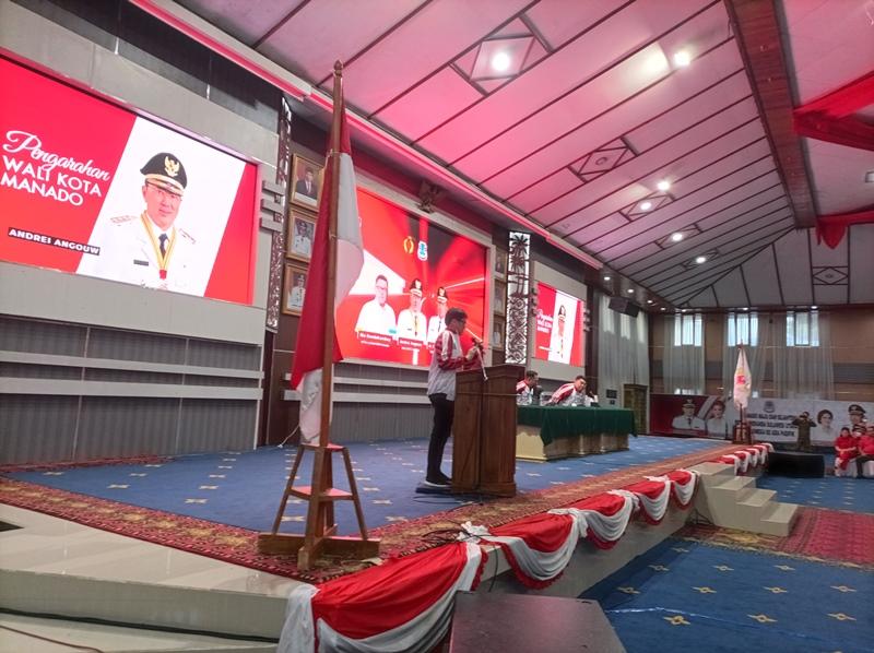 Wali Kota Andrei Angouw Lepas 473 Atlet Porprov Manado Sulawesi Utara: Target Kita Juara Umum
