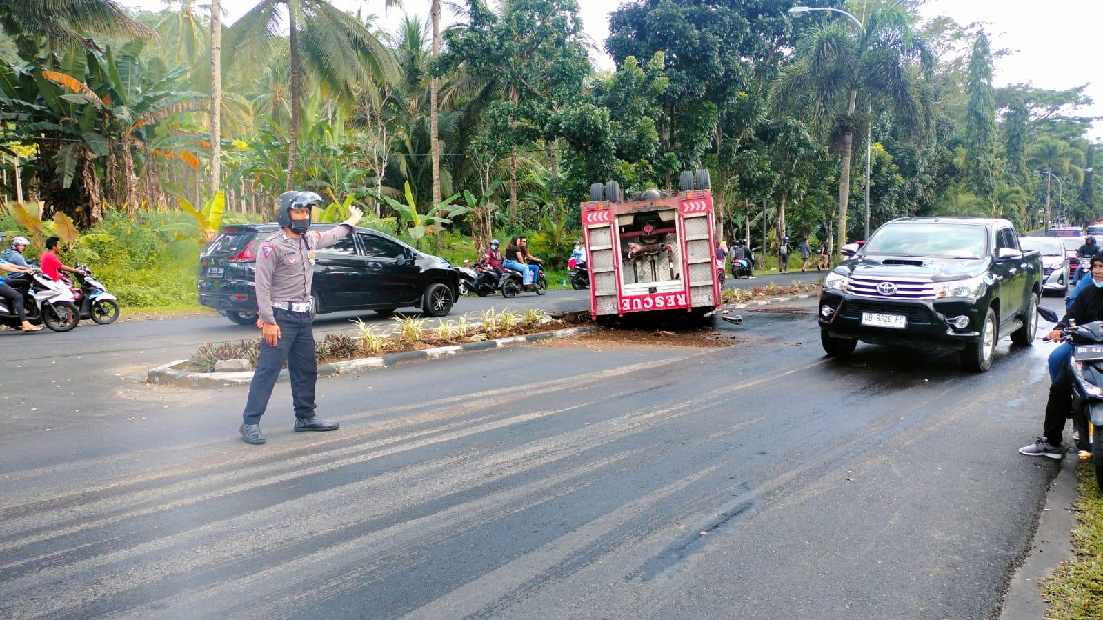 Kecelakaan Maut, Seorang Petugas Pemadam di Minut Sulawesi Utara Tewas Saat Menuju Lokasi Kebakaran
