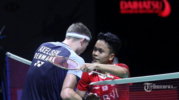 Hasil Final Indonesia Open 2023, Anthony Ginting Dikalahkan Viktor Axelsen Dua Gim Langsung