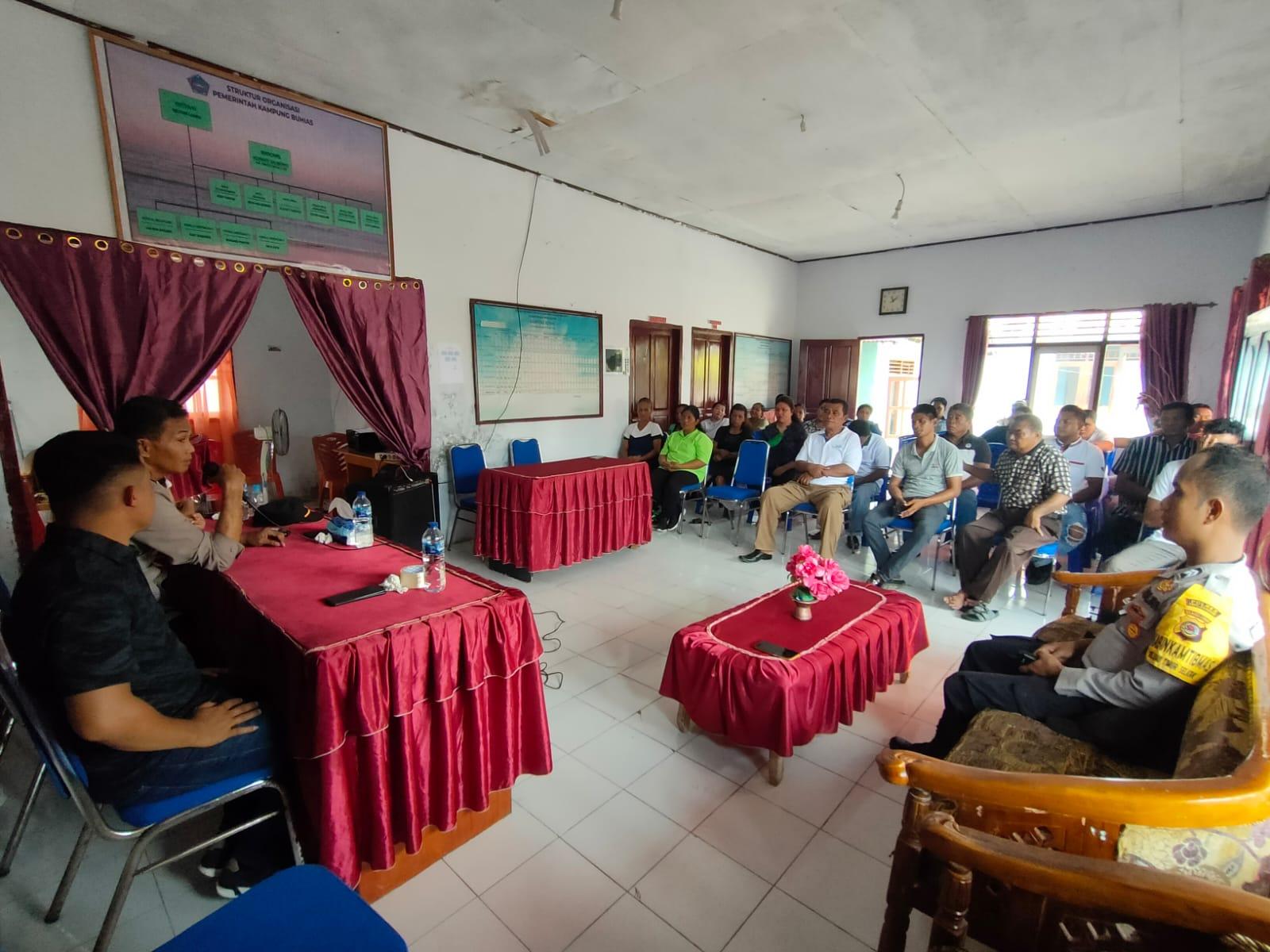 Polsek Sitim Edukasi Warga Kepulauan Sitaro Soal Definisi dan Upaya Perlindungan Anak