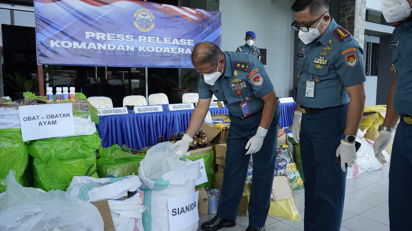 Ribuan Barang Ilegal dari Filipina Gagal Beredar di Sulut, Dibongkar TNI AL dan Aparat Gabungan