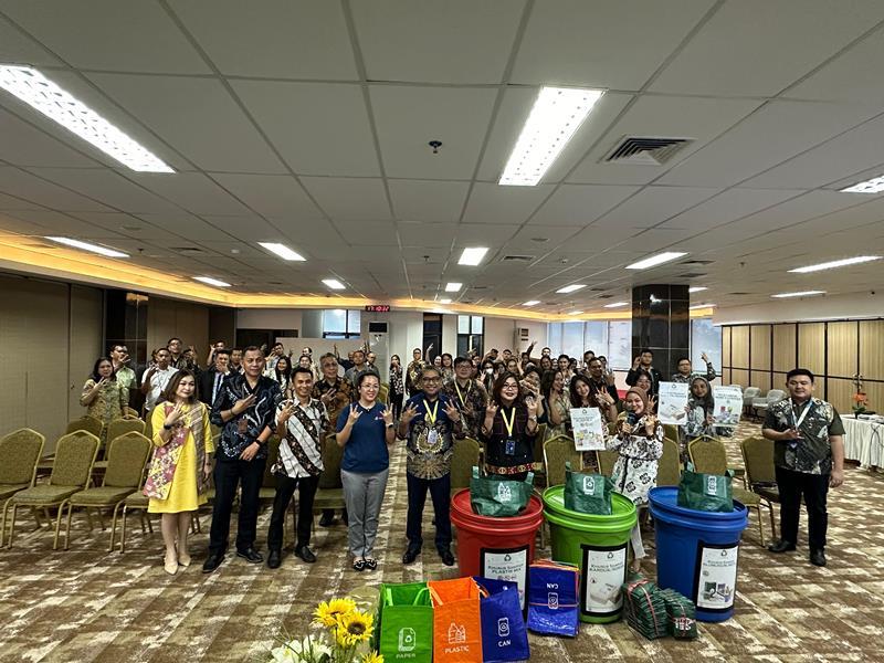 BNI 11 Suluttenggomalut Gandeng Yayasan Segitiga Non-Sampah Luncurkan Program Kantor Bersih