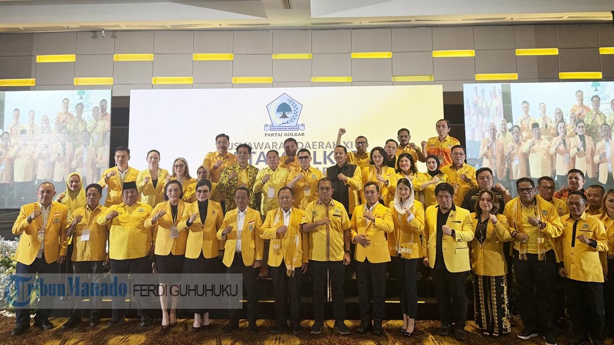 Sejumlah DPP Golkar Hadiri Musda Golkar Sulut bersama Ketum Bahlil Lahadalia, Menteri hingga Wamen