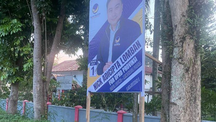 UPTD BLK Bitung Takut Cabut Baliho Caleg di Depan Kantor, Harus Koordinasi Dengan Panwaslu