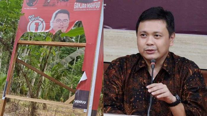 Bawaslu Sulut Siap Usut Dugaan Perusakan Baliho Rio Dondokambey