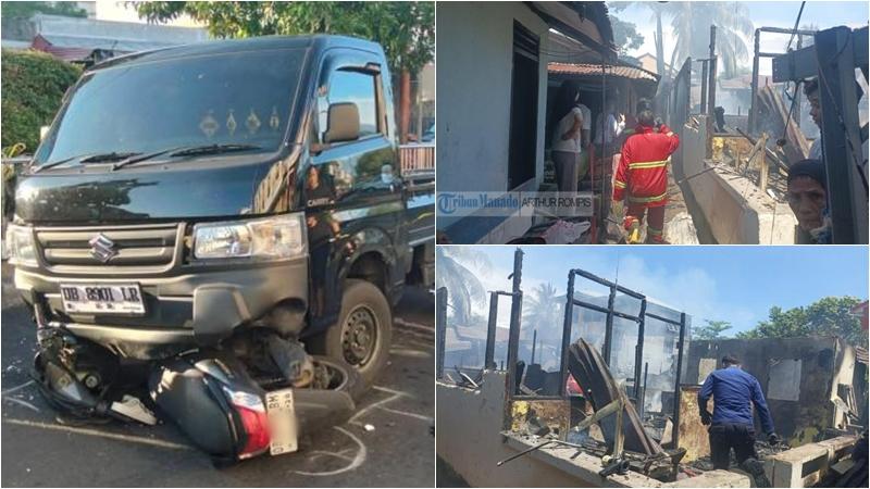 Manado Hari Ini: Kebakaran di Tuminting, Kecelakaan Maut di Pasar 45