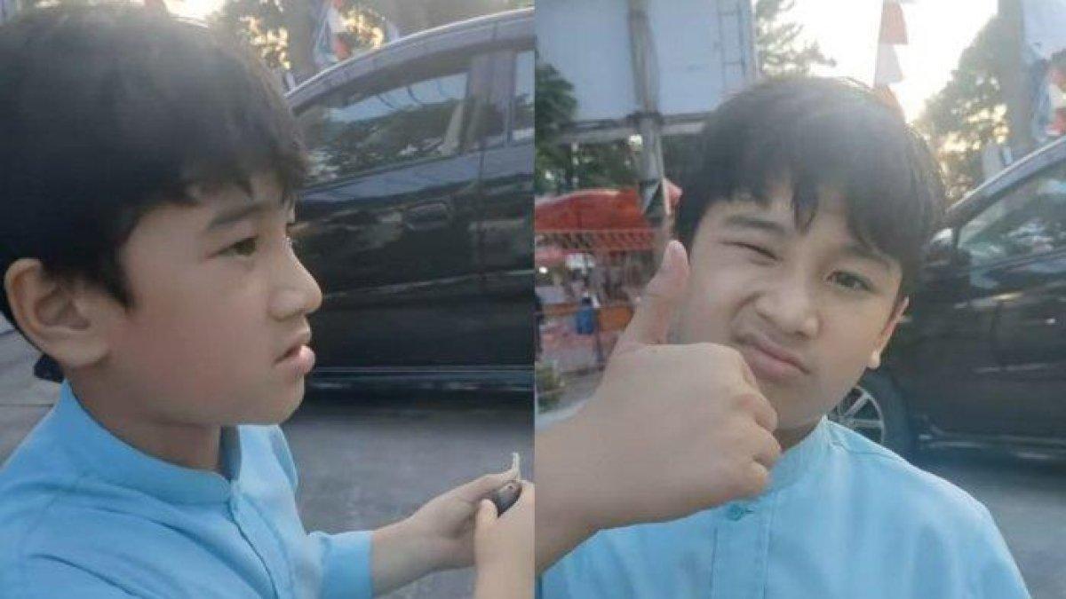 Bocah Mirip Rafathar Langsung Lakukan Hal Ini Saat Perekam Video Sebut Sesuatu