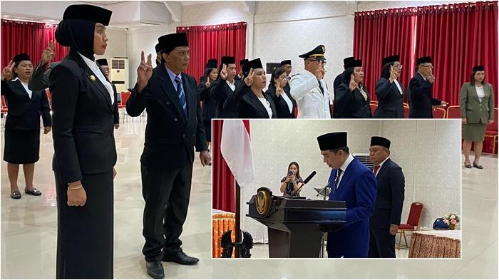 Michael Thungari Lantik 16 Pejabat Pemkab Sangihe, Tegaskan Penguatan Kinerja dan Pelayanan Publik - Tribunmanado.co.id