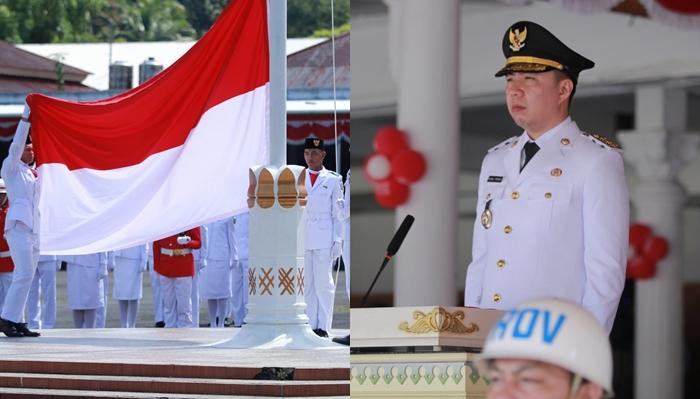 Meriah dan Khidmat, Upacara HUT ke-80 RI di Sangihe Dipusatkan di Lapangan Gelora Santiago