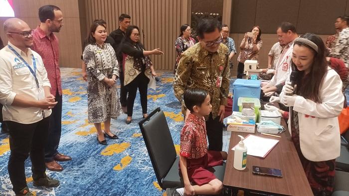 Cegah DBD, Puskesmas Kolongan Minut Sulawesi Utara Targetkan 250 Anak untuk Vaksinasi