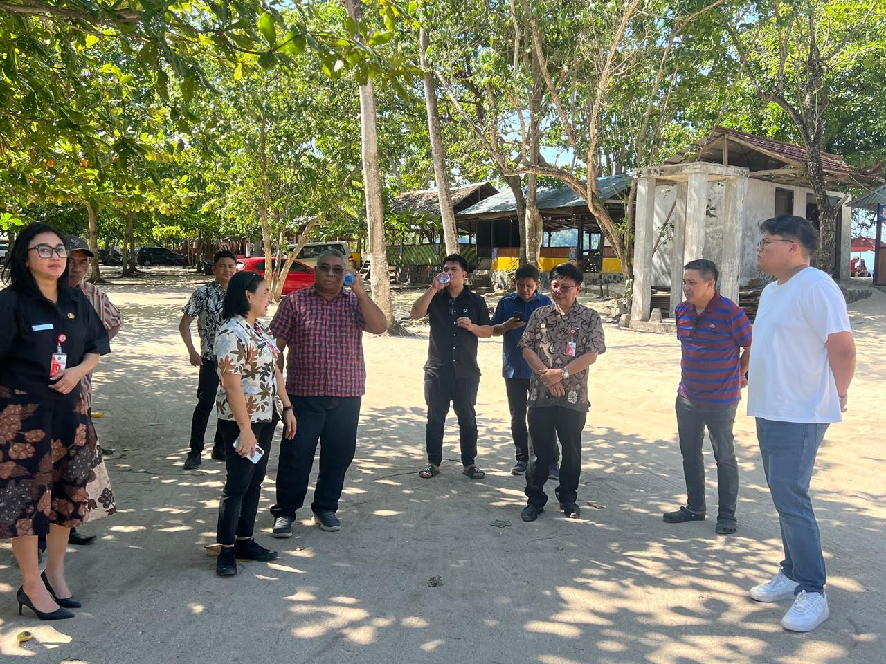 Matangkan Acara Pariwisata Akbar di Minahasa Utara LTF, Pemkab Minut Sambangi Pantai Pal Marinsow - Tribunmanado.co.id