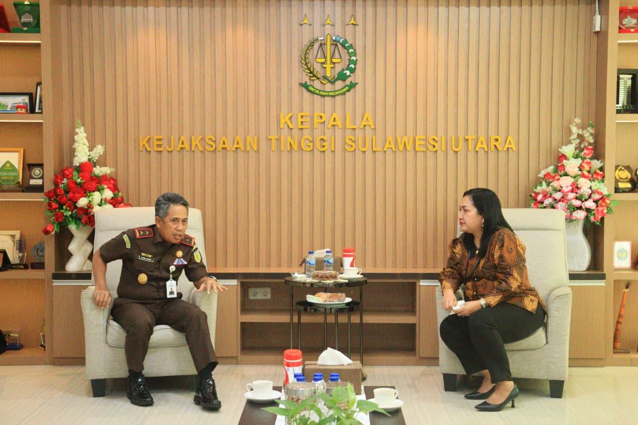 CEO BRI Region Manado Elizabeth Primasari Perkuat Komunikasi dengan OJK, Kajati Sulut dan Pengadilan