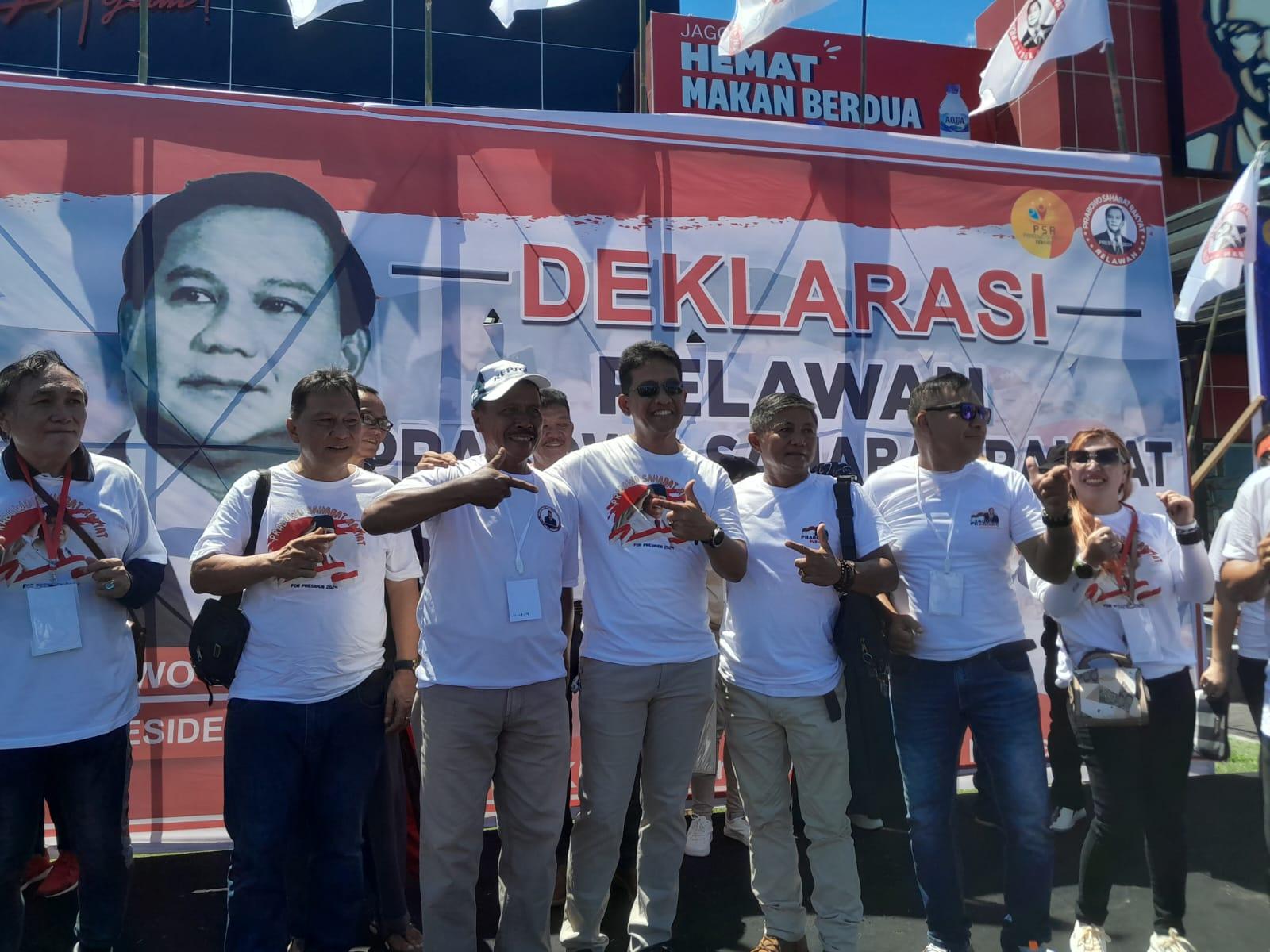 Relawan Prabowo Sahabat Rakyat Terbentuk di Sulawesi Utara, Pasang Target Menang di Atas 70 Persen