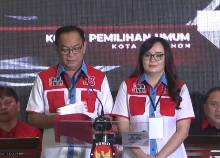 Caroll Senduk - Sendy Rumajar Tekankan Pentingnya Keamanan di Debat Publik Ketiga Pilkada Tomohon