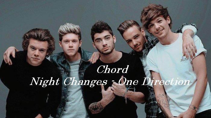 Kunci Gitar Night Changes - One Direction - Chord G