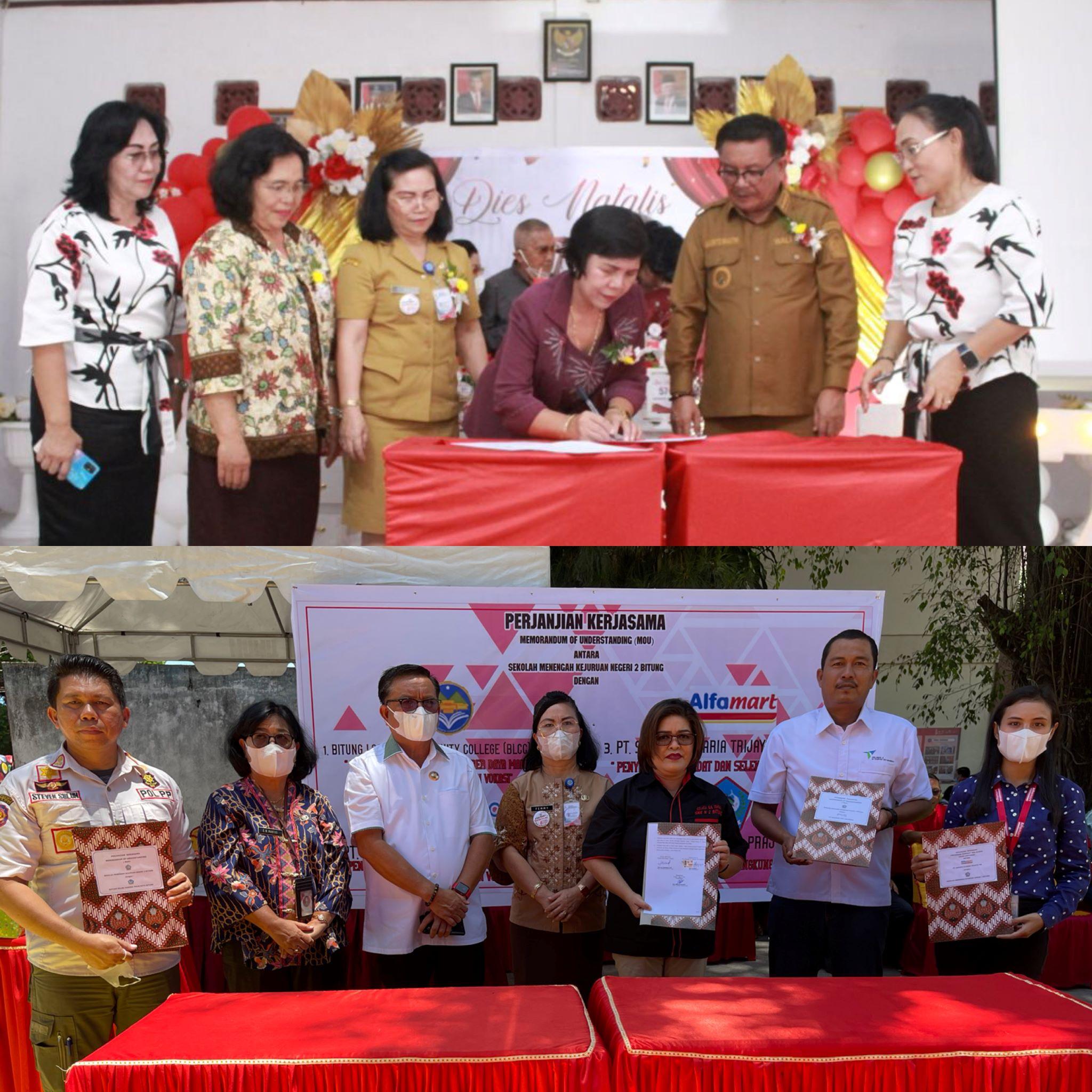 Pesan Maurits Mantiri ke 2 SMK di Bitung Sulawesi Utara yang Merayakan Dies Natalis