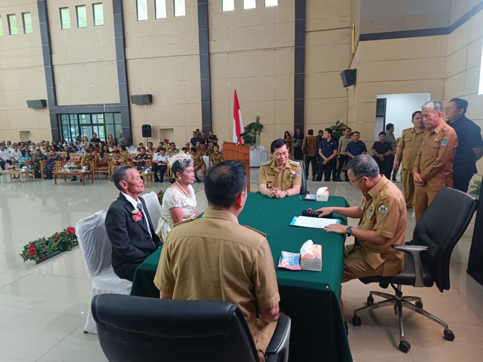125 Pasangan Ikut Kawin Massal Pemprov Sulawesi Utara