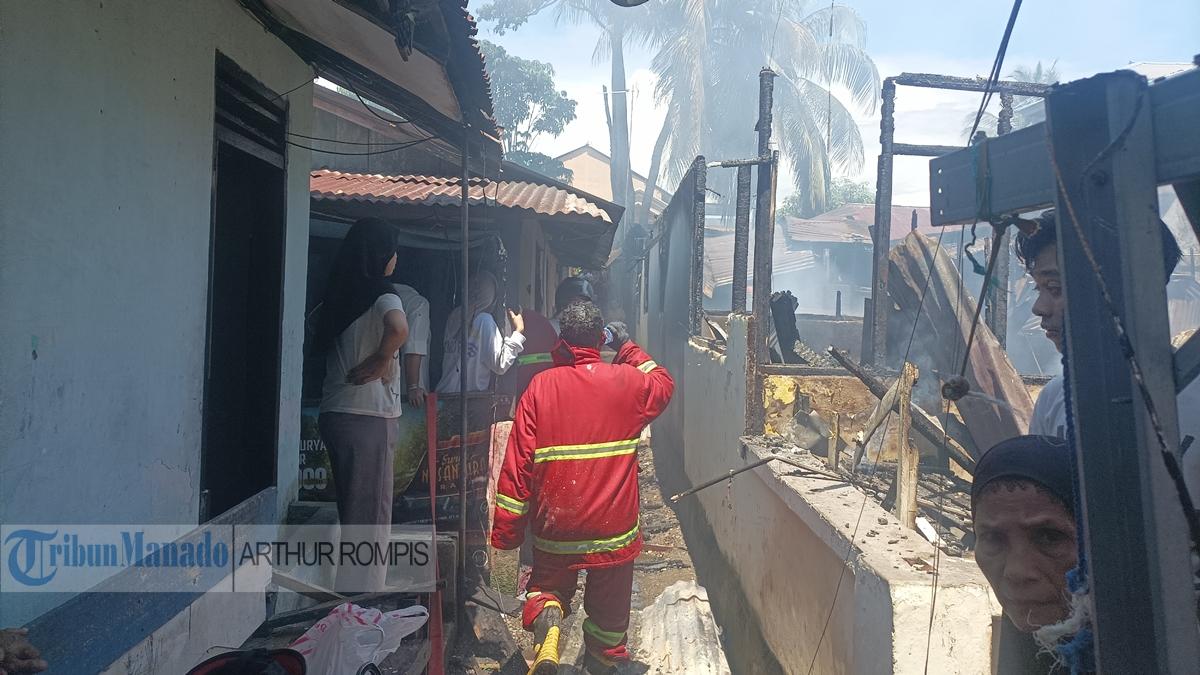 5 Fakta Terbakarnya Dua Rumah di Tuminting Manado, Awal Mula Api Terlihat Hingga Lansia Selamat
