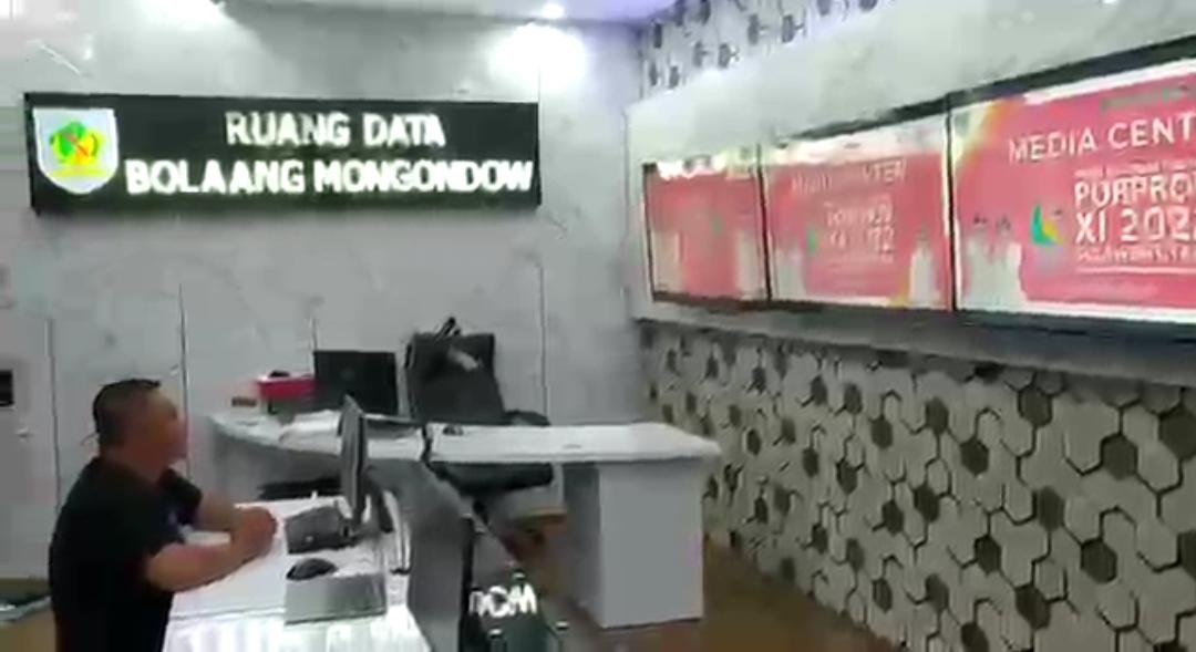 Dukung Penuh Porprov Sulawesi Utara, Lantai 2 Gedung Diskominfo Disulap Jadi Media Center