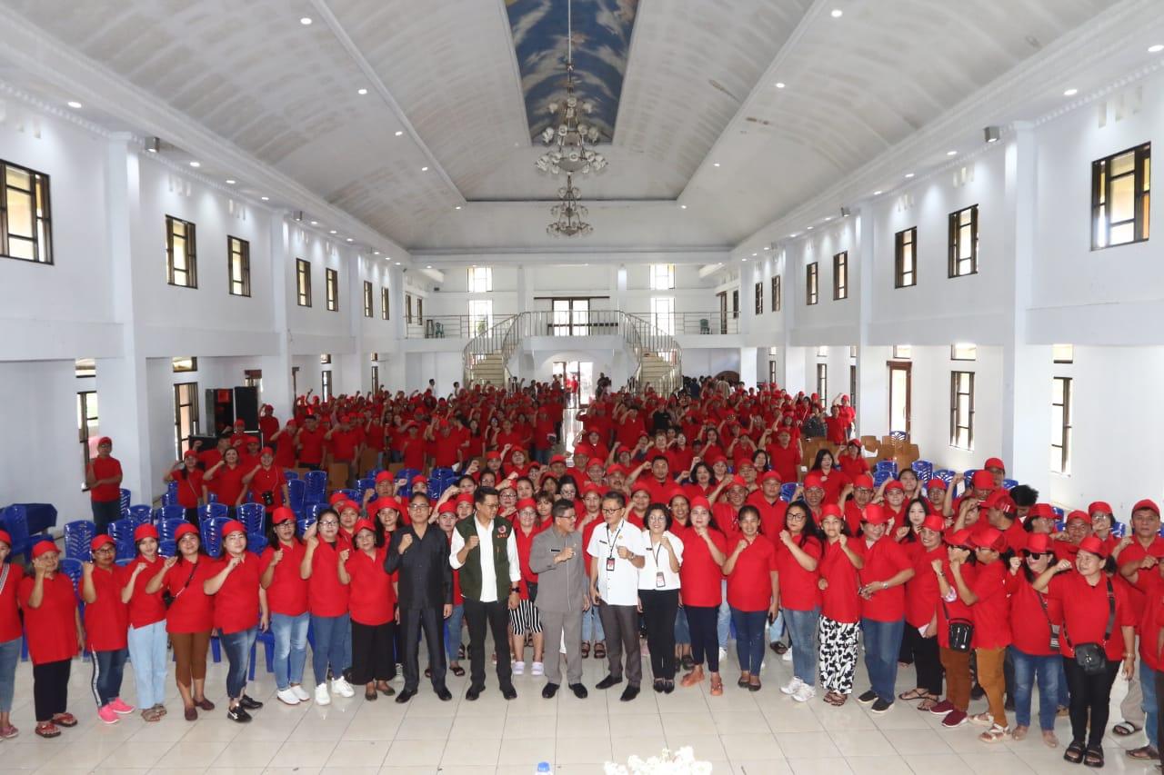 Gunung Lokon Naik Status Siaga, Pemkot Tomohon Gelar Edukasi Mitigasi Bencana